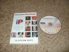 iP Interactive Physiology 10 System Suite CD-Rom PhysioEx 9.0 Pearson Laboratory