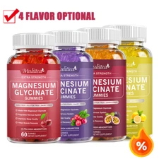 Magnesium Glycinate Supplement Gummies Magnesium Malate Potassium Vitamin D, B6