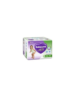Babylove Cosifit Junior Convenience Nappies 15 Pack x 4