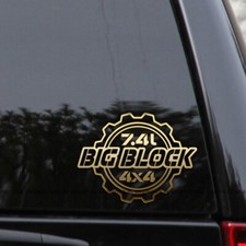 7.4ll Big Block Chevy 4x4 Gmc 454 Vinyl Decal Sticker 7.4ll Big Block Chevy 4x4 Gmc 454 Vinyl Decal Sticker