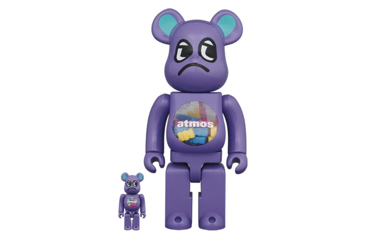 BE@RBRICK atmos × BADMOOD 100％ & 400％ BEARBRICK - ATMOS (BAD MOOD) 100/400 | eBay