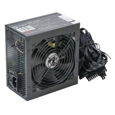 VIDA ATX Power Supply - 500W/650W/750W - Black Or White - 120mm Fan, Universal Fit
