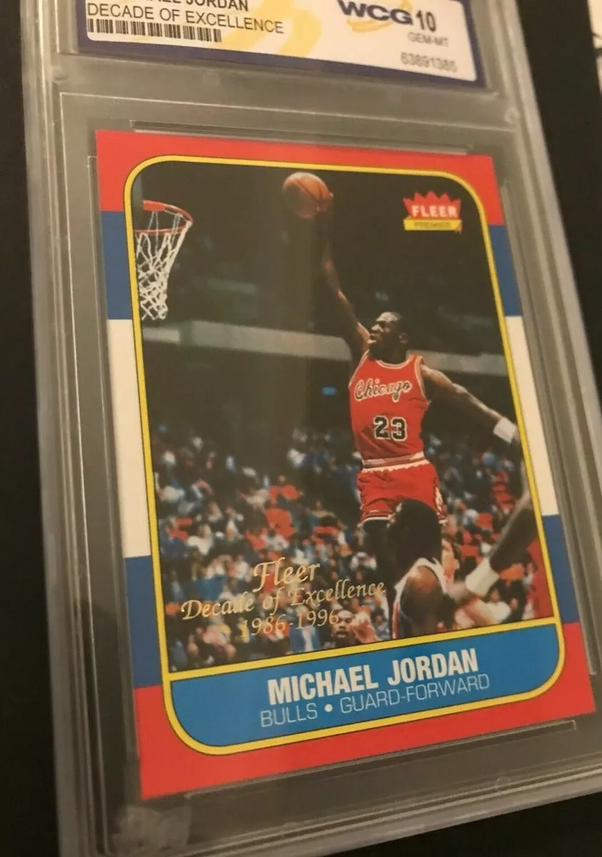 Michael Jordan Fleer ULTRA Rookie Card 1996 97 Decade of Excellence GEM Mint 10