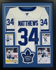 Toronto Maple Leafs Auston Matthews Signed Jersey Framed Fanatics Authentic