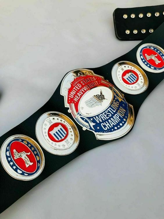 Nwa United States Heavyweight Wrestling Championship Belt 4mm Zinc