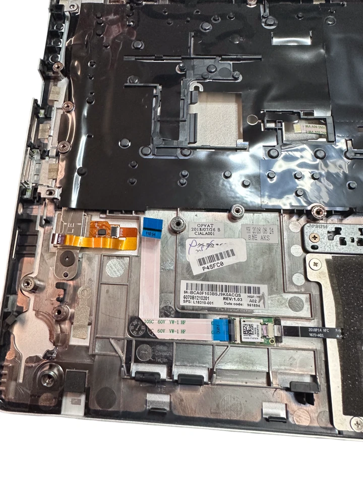 HP EliteBook 840 G5 14 дюймов подлинный упор для рук с сенсорной панелью L18310-001 6070B1210201 - Изображение 4 из 4