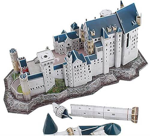Revell PUZZLE AB 500 TEILEN U. ZUBEHÖR Puzzle 3D Schloss Neuschwanstein - LED - Bild 9 von 13