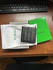 BOTTEGA VENETA Mens Leather INTRECCIATO Bifol...