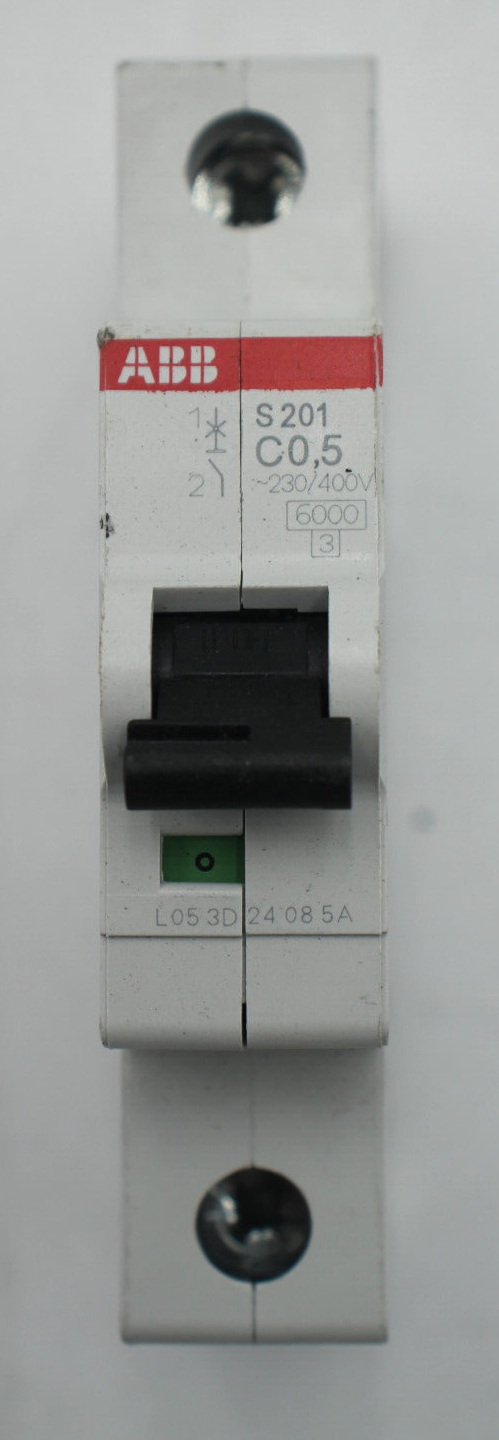 ABB S201C5 Single-Pole MCB C5A 6kA - New Unboxed