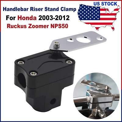 For Honda Ruckus Zoomer NPS50 Handlebar Riser Stand Clamp Aluminum ...