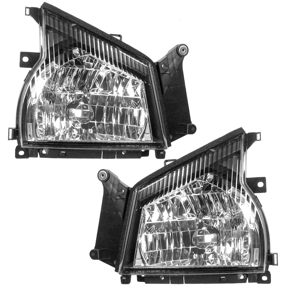 Para 2004-2007 Isuzu NPR NQR, 2006-07 GMC W4500 RH+LH Farol + Luz de Canto 4 Peças - Imagem 4 de 4