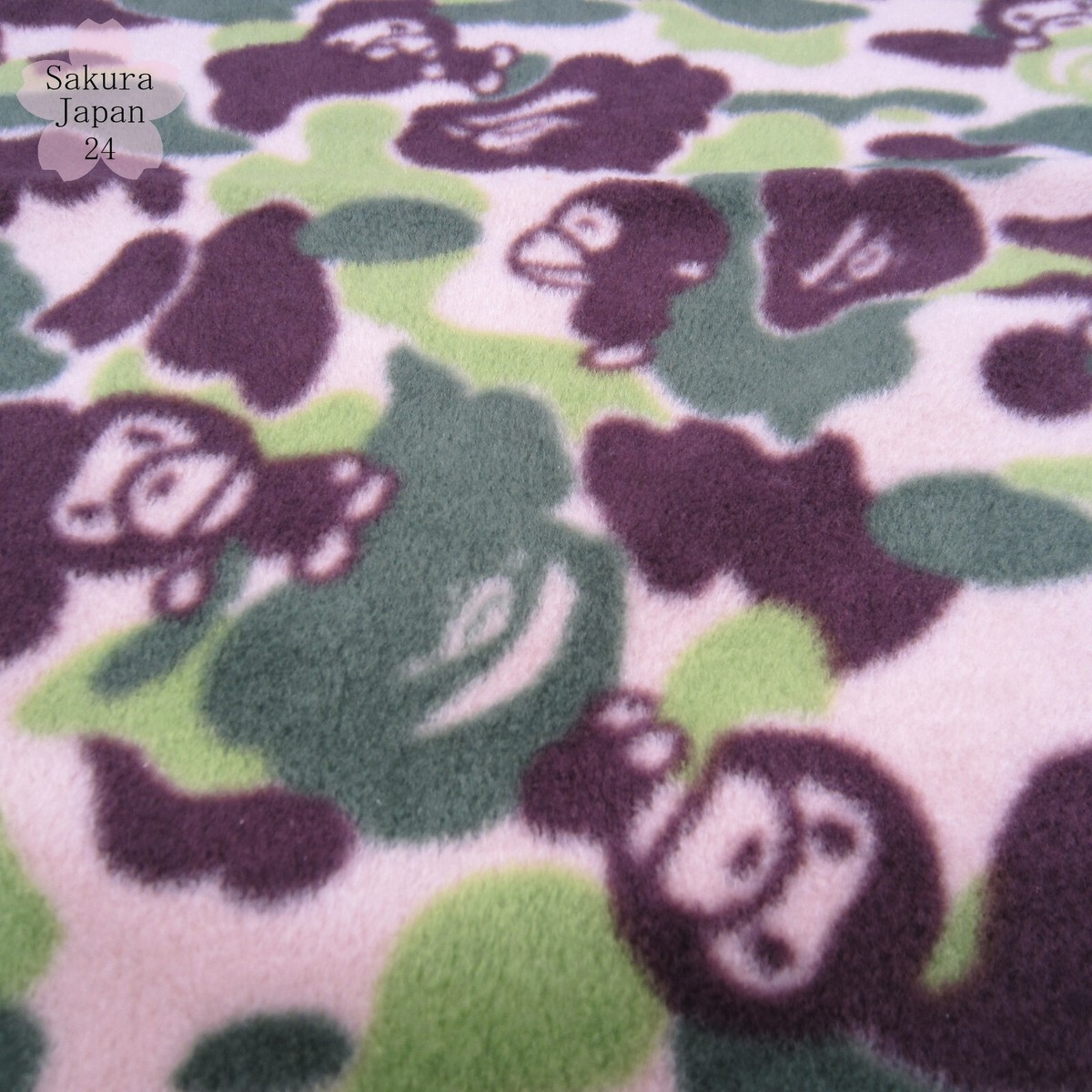 A BATHING APE - human made フリース　ブランケット　fleece blanket BAPE A Bathing Ape Mini Fleece Blanket Camo APE HEAD MILO