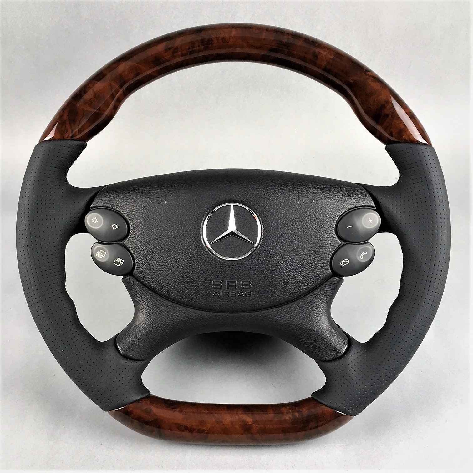 1 Mercedes CLK W209 SL W230 CLS w219 Holzlenkrad r230 a 2304600803 amg Lenkrad main image 0