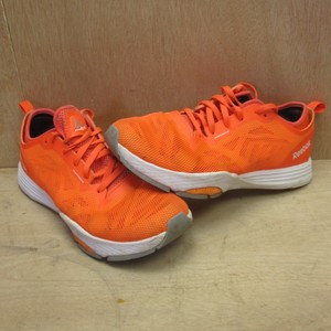 reebok orange running shoes