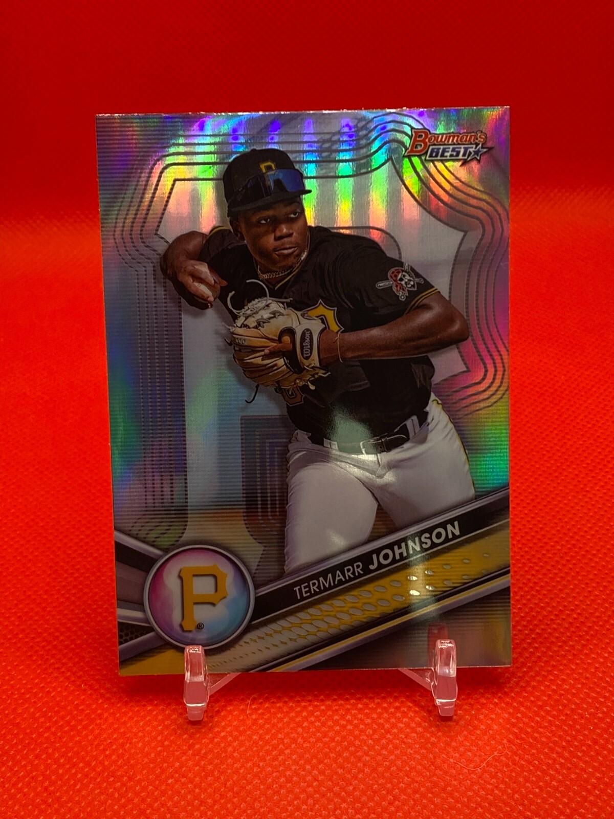 2022 Bowmans Best TERMARR JOHNSON Refractor Pittsburgh Pirates #TP-30