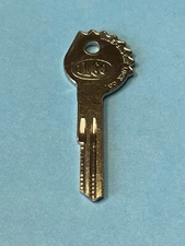 Vintage Opel Ignition & Door Key Blank, Ilco #OP60H & #62PE, Taylor #O67S, NOS