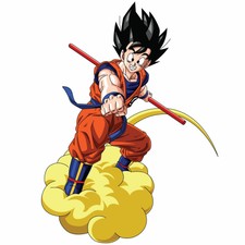 Adhesive Home Wall Art Son Goku Kinton Cloud  Power Pole Stick Vinyl Wall Decal