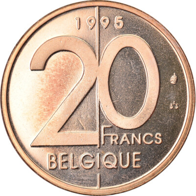 911405] Münze, Belgien, Albert II, 20 Francs, 20 Frank, 1995