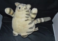 8" VINTAGE RUSS BERRIE & CO B K LIBAN KITTY CAT STUFFED ANIMAL PLUSH V1