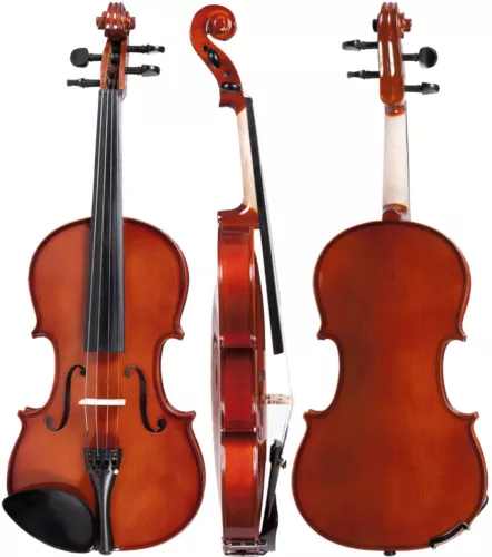 usa violin 1/2 m-tunes no.140 wood - for learners image 2