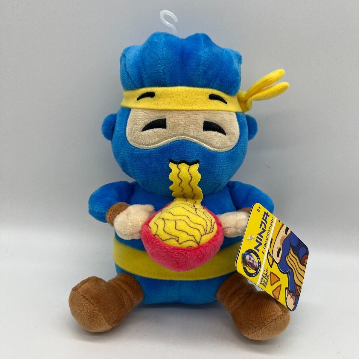 Ninja Gamer Ramen Noodles Blue Collector Plush Doll Its Game Time