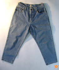 LL Bean Women's Original Fit/Relaxed High Rise Jeans-Blue Med Wash  Petite Sz 8