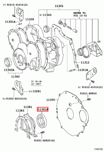 Genuine LandCruiser 80 79 78 Series 1HD 1HZ 1KZ Rear Main Oil Crankshaft Seal - Picture 3 of 20