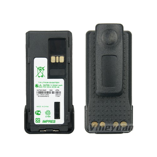 2PC 2300mAh NNTN8129AR IMPRES Akumulator litowo-jonowy do Motorola P8668 P8660 GP328D - Zdjęcie 9 z 12