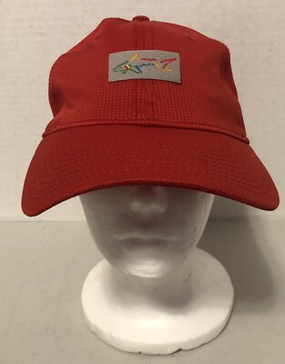Greg Norman Hat Breathable Lightweight Adjustable Strapback Cap Shark Logo