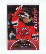 NICO DAWS autographed '21/22 NJ NEW JERSEY DEVILS 