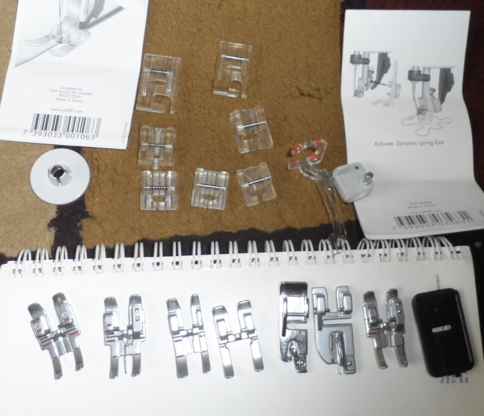 PFAFF Creative 1475 CD Sewing Machine Part Designer Feet Ext Table