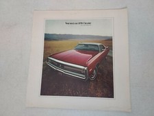 1970 Chrysler 300 Newport New Yorker Sedan Wagon Dealer Brochure Book 11" x 11"