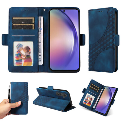 PU Leather Flip Wallet Card Slot Case For Samsung Galaxy A55 A34 A25 A22 A15 A06