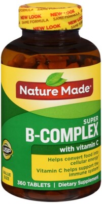Nature Made Super B-Complex with C Tablets 360 EA