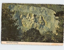 Postcard  The Georgia's Stone Mountain  Memorial Carving Georgia