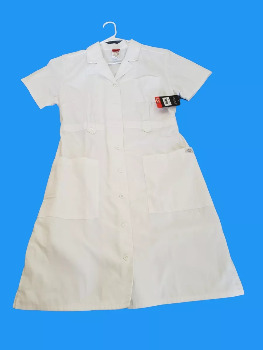 Dickies EDS modern classic iniform work costume White Nurse Dress