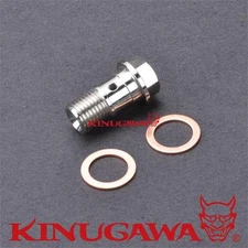 Turbo Oil Feed Banjo Bolt For Garrett GT15 GT17 GT19 GT20 GT22  1.5mm restrictor