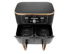 Ninja Foodi MAX Dual Zone Air Fryer, Tongs Copper/Black AF400UKCP