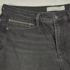 Athleta Women's Sculptek Ultra Skinny Zip Jean Carbon Wash Size 10