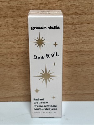 Grace & Stella De-Puffing Eye Elixir Dew It All 15ML .5 Oz New Sealed Full Size