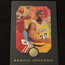 SkyBox 1995-96 E-XL #40 Magic Johnson Los Angeles Lakers Basketball Card