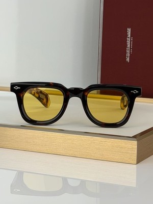JACQUES MARIE MAGE VENDOME HAVANA Tortoise Sunglasses Yellow Lens