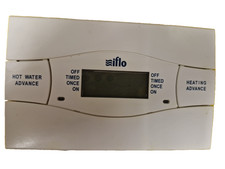 Drayton Lifestyle Iflo 2-Channel 7-Day Central Heating and Hot Water Timer 240V