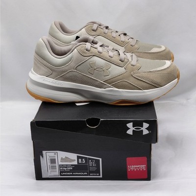 Under Armour Men's Charged Edge Training Shoes Size 8.5 Tan Athletic Casual 