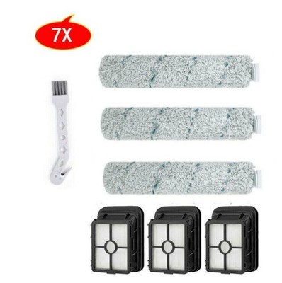 7pcs Bürste-Roll Filter für Bissell 2554A Crosswave Cordless Max 2590 Vakuum