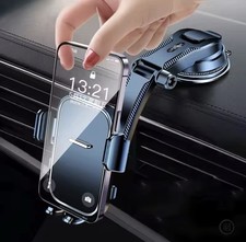 Universal Car Phone Holder - Dashboard Windshield Desk Mount for GPS Navigation