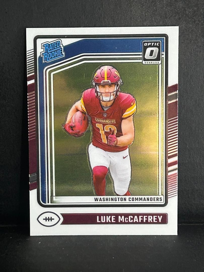 2024 Panini Donruss Optic - Luke McCaffrey #268 Rated Rookie