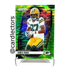 2024 Panini PRIZM Football ROMEO DOUBS #104 Neon Green Pulsar PRIZM SP PACKERS