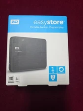 WD easystore 1TB External USB 3.0 Portable Hard Drive.