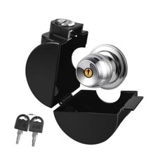 Child Proof Door Knob Cover Lock for Dementia Elderly Safety - 1 Pack Black